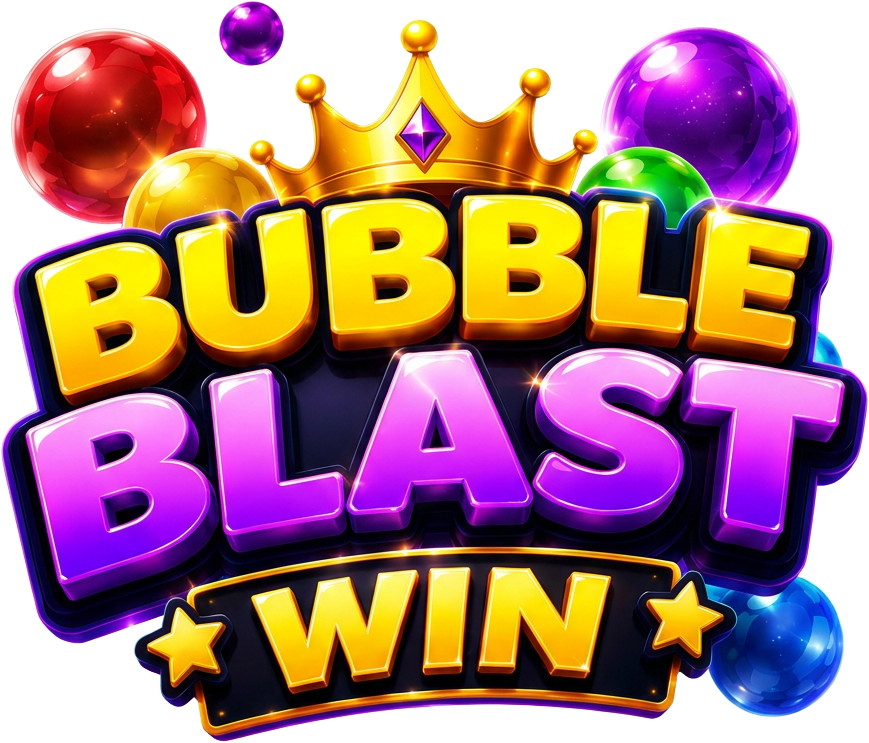 Logotipo Bubble Blast Win